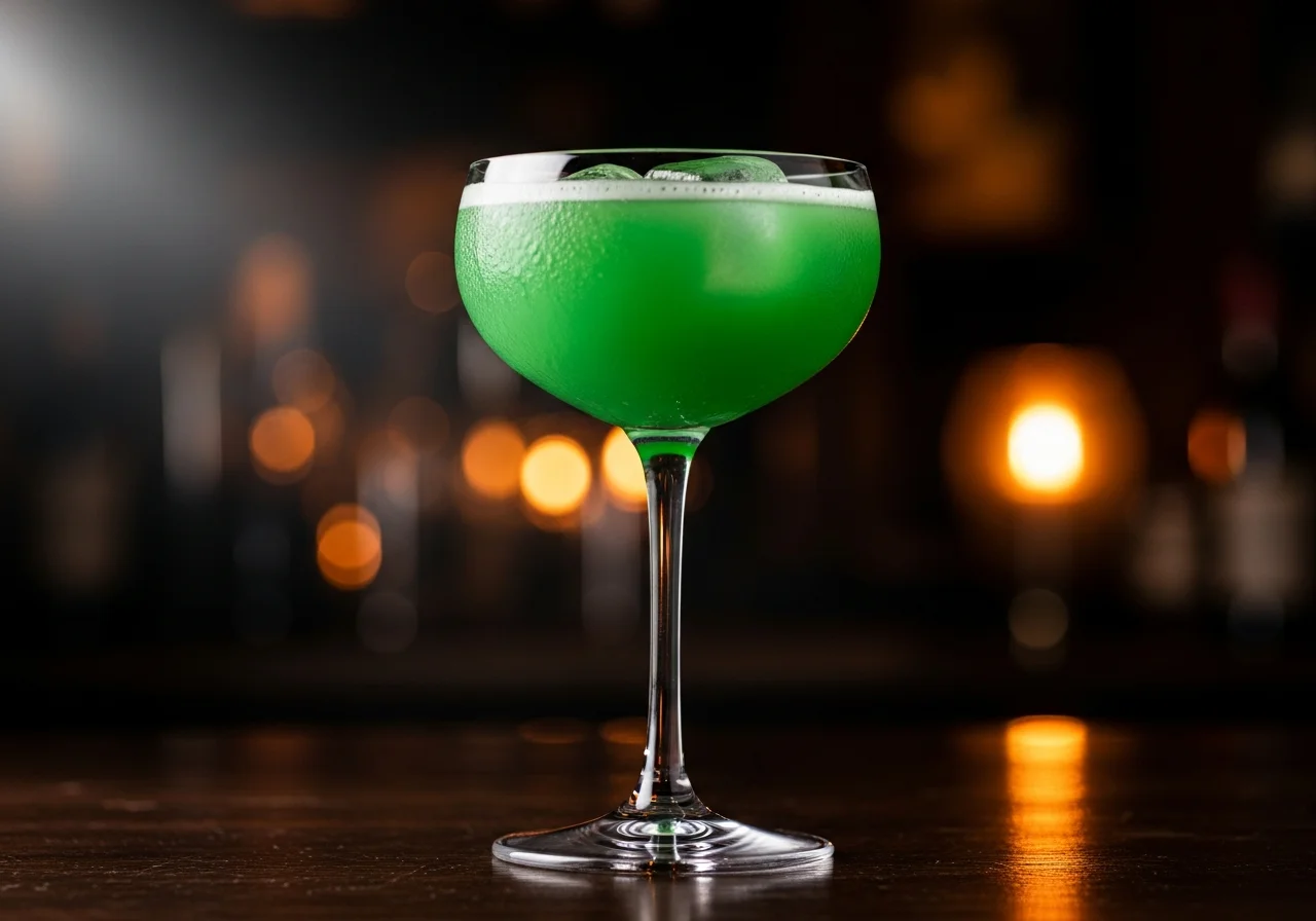 Absint Frappé Drink - Likör cocktail recept