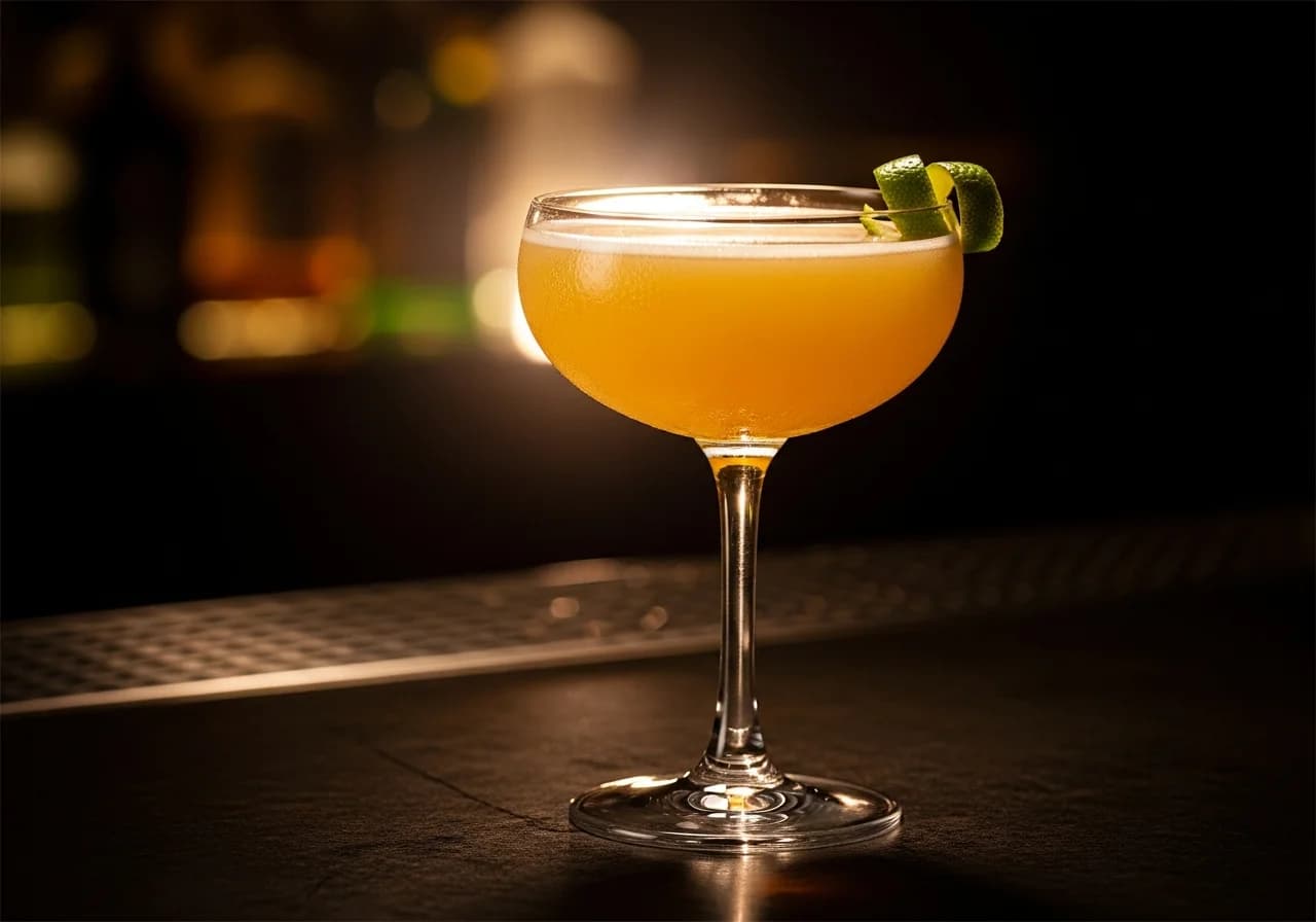 Airmail Cocktail - Rom cocktail recept