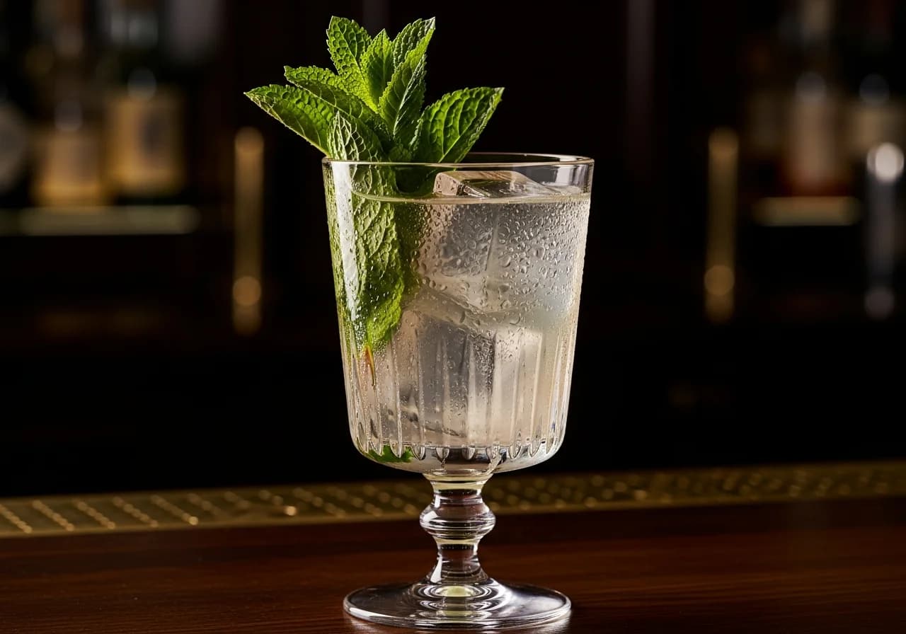 Alkoholfri Mint Julep - Alkoholfritt cocktail recept