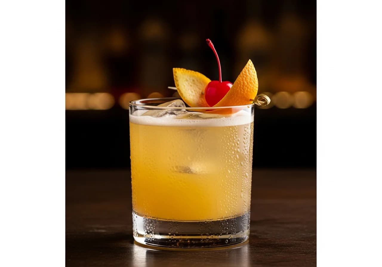 Alkoholfri Whiskey Sour - Alkoholfritt cocktail recept