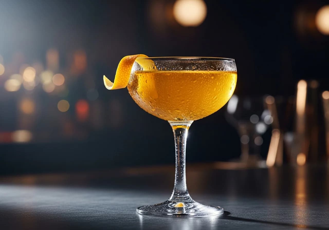 Amaro Sour Drink - Likör cocktail recept