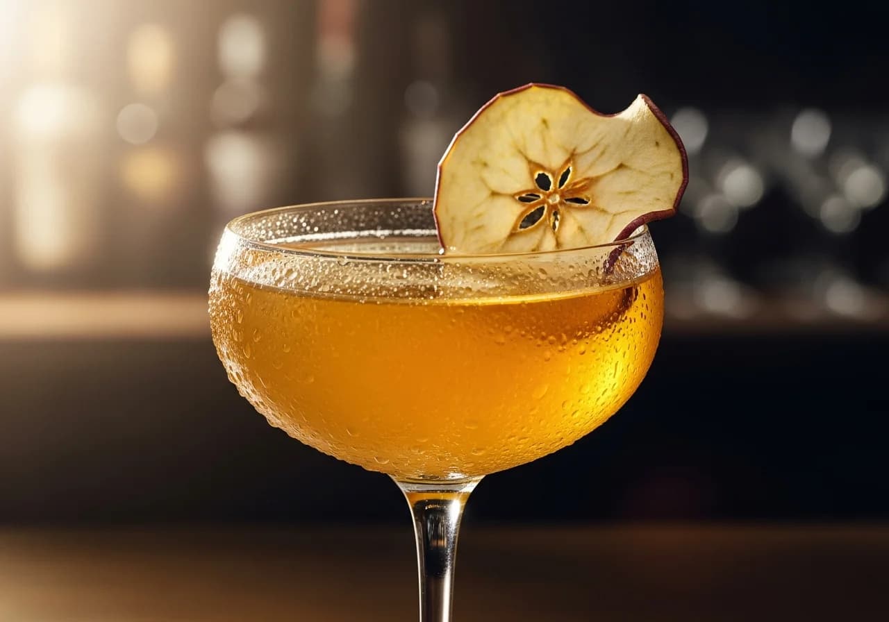 Apple Double Sour Drink - Likör cocktail recept