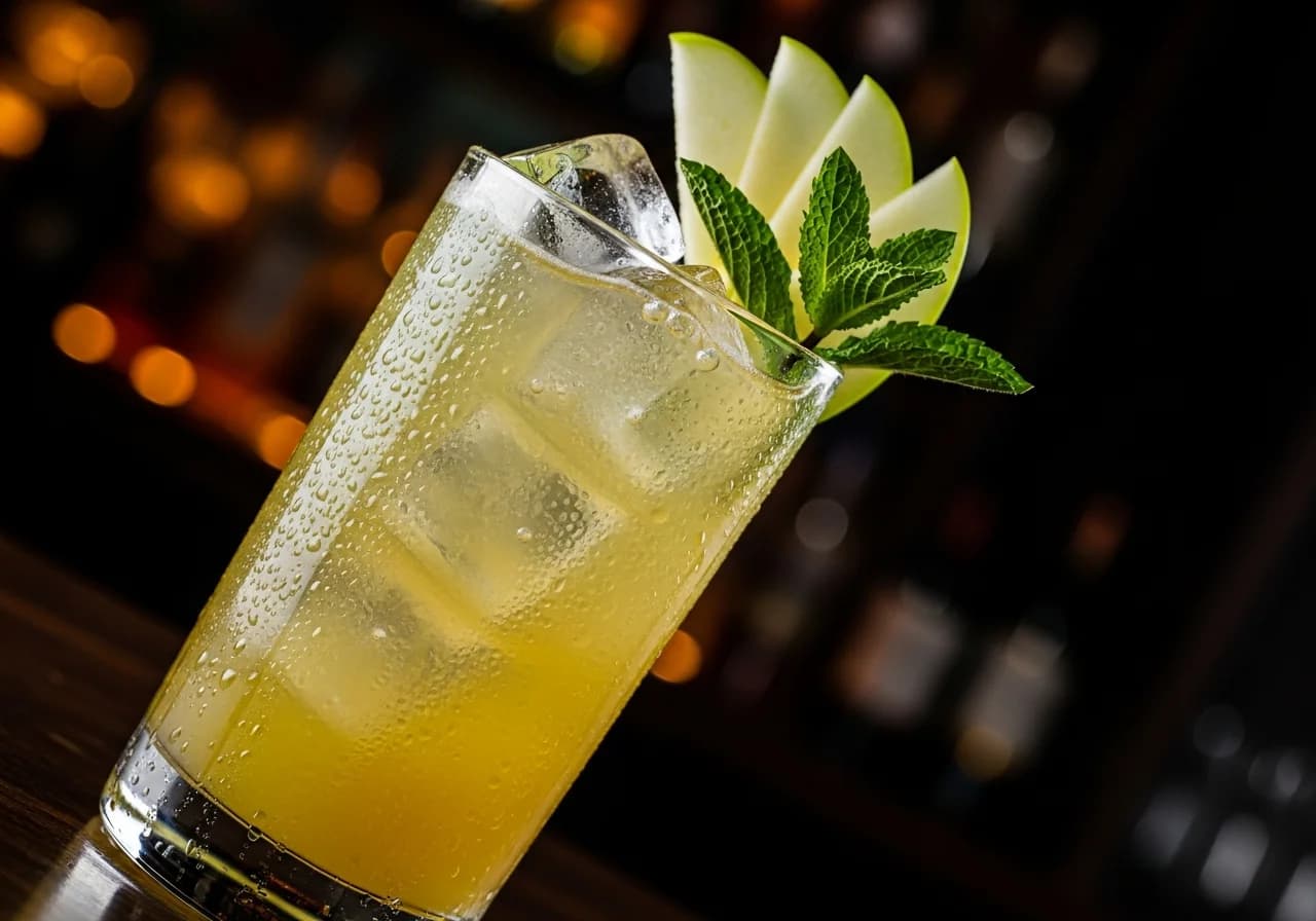 Apple Mint Lemonade Drink - Vodka cocktail recept