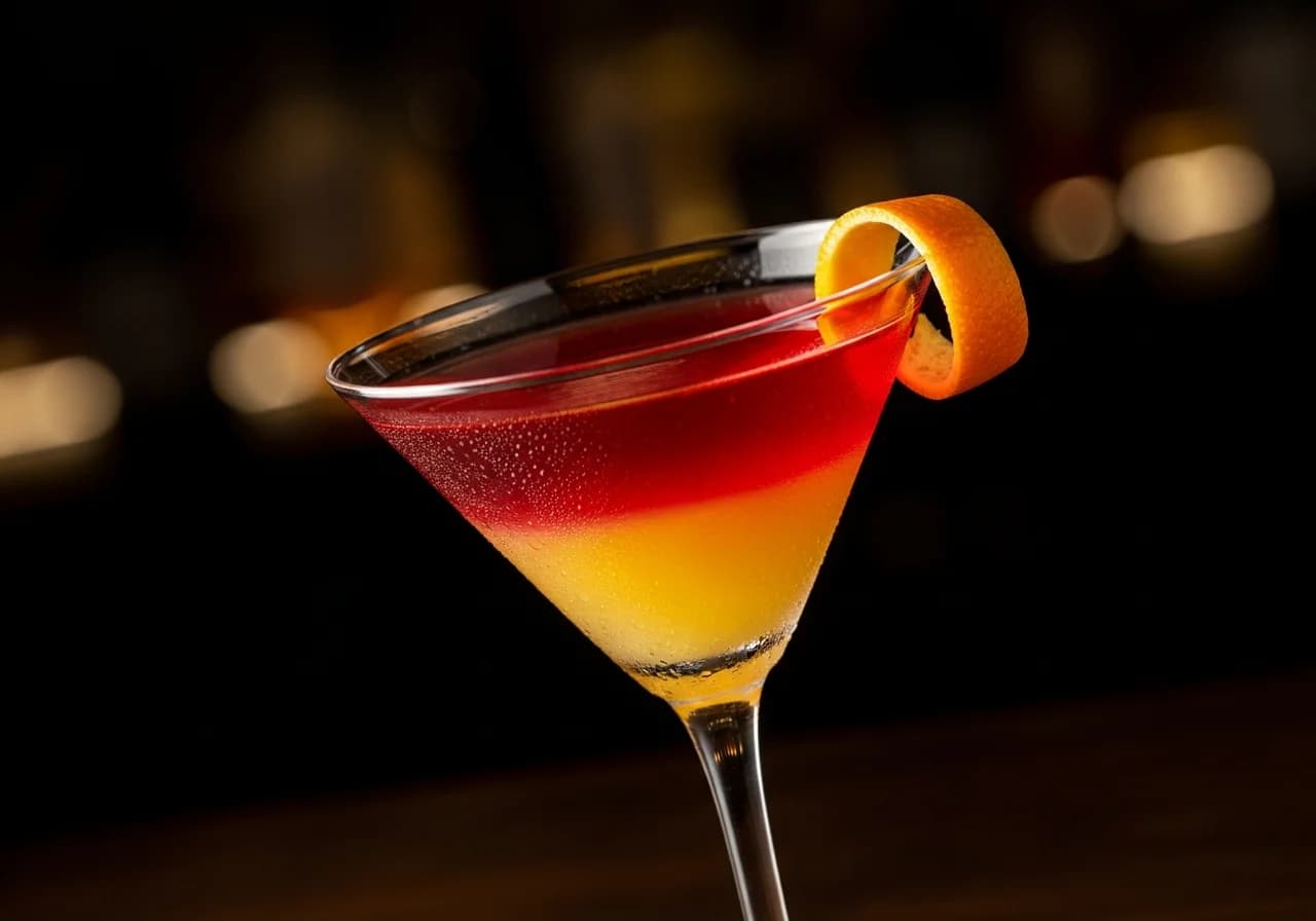 Baileys Orange Bliss Drink - Likör cocktail recept