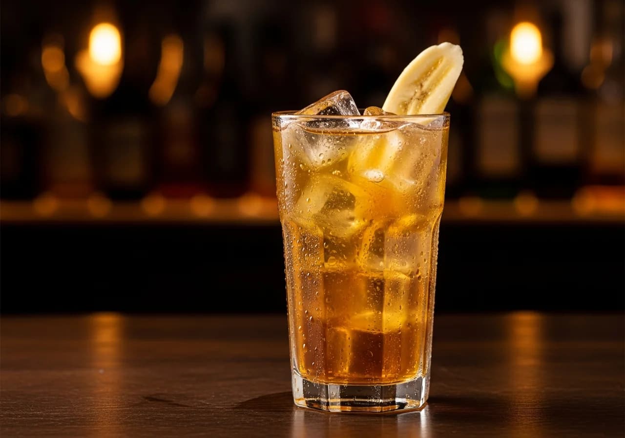 Banana Coke Drink - Vodka cocktail recept