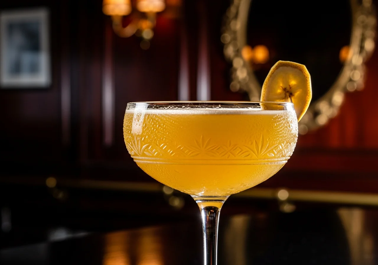 Banana 'Nana Drink - Likör cocktail recept