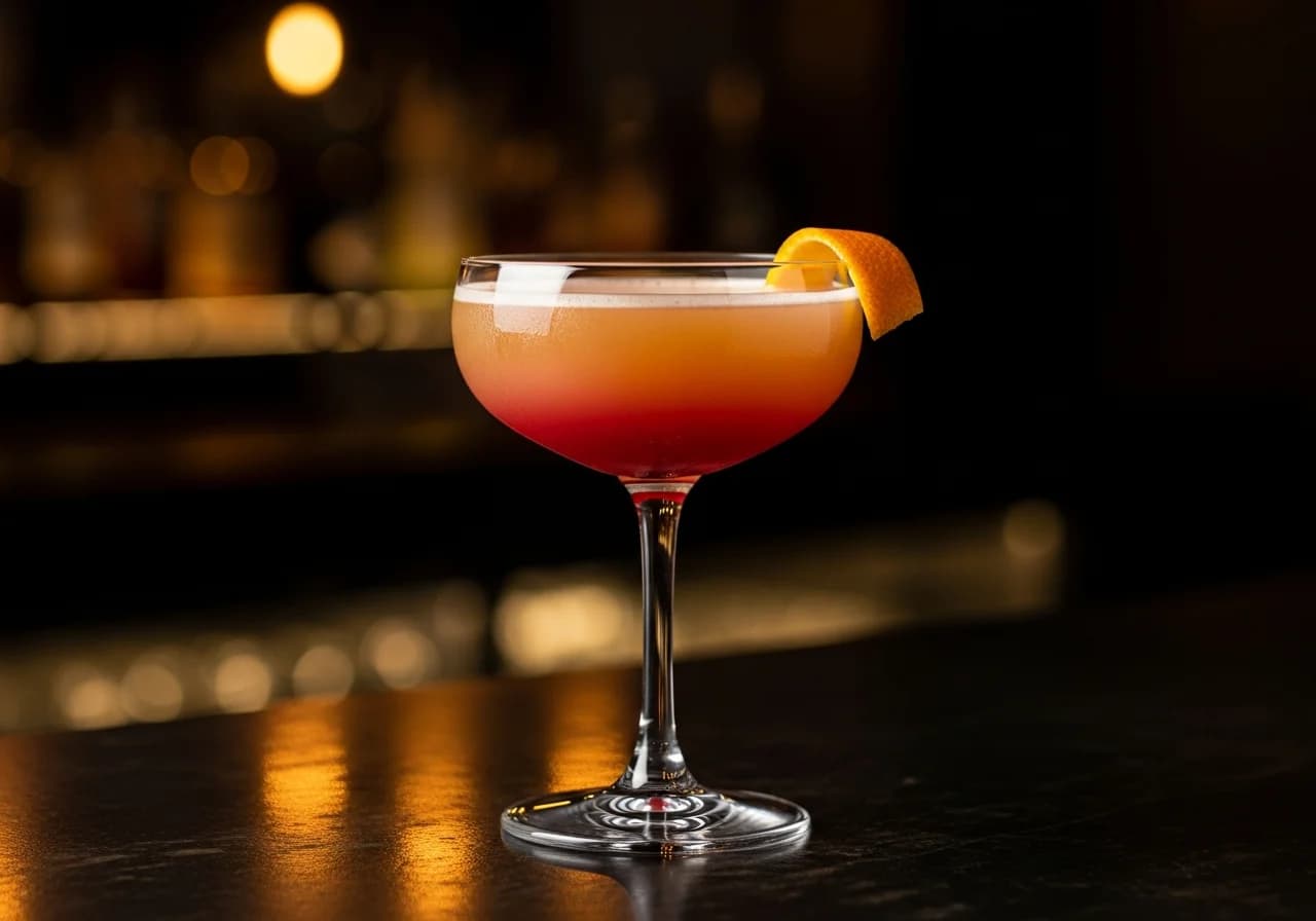 Bitter Amour Drink - Likör cocktail recept