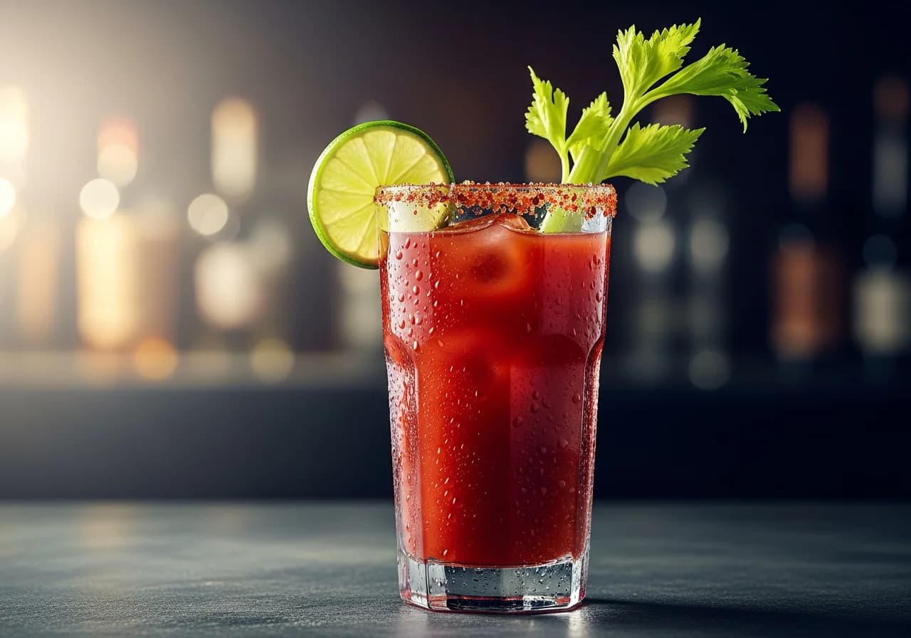 Bloody Caesar Drink - Vodka cocktail recept