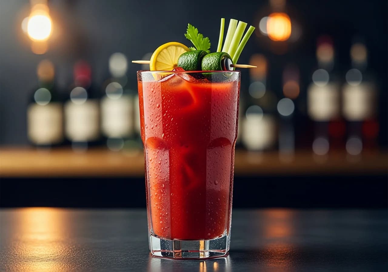 Bloody Mary Drink - Vodka cocktail recept