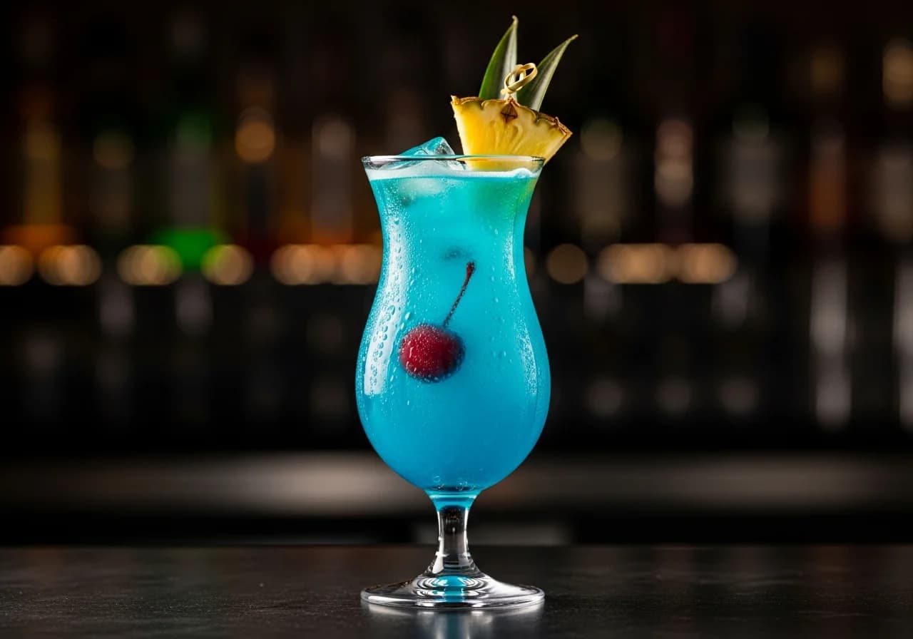 Blue Ocean Drink - Rom cocktail recept