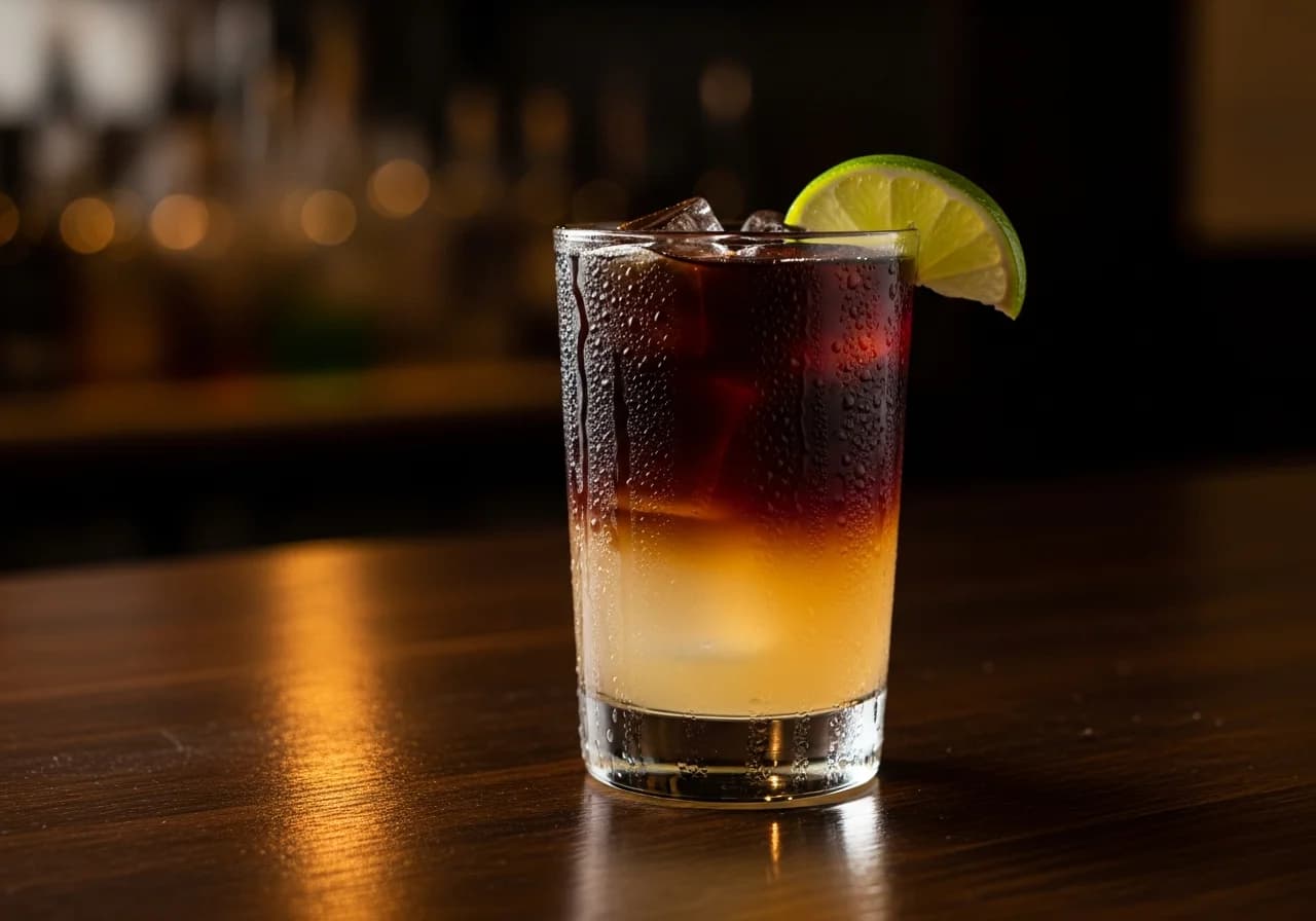 Dark 'N' Stormy Cocktail - Rom cocktail recept
