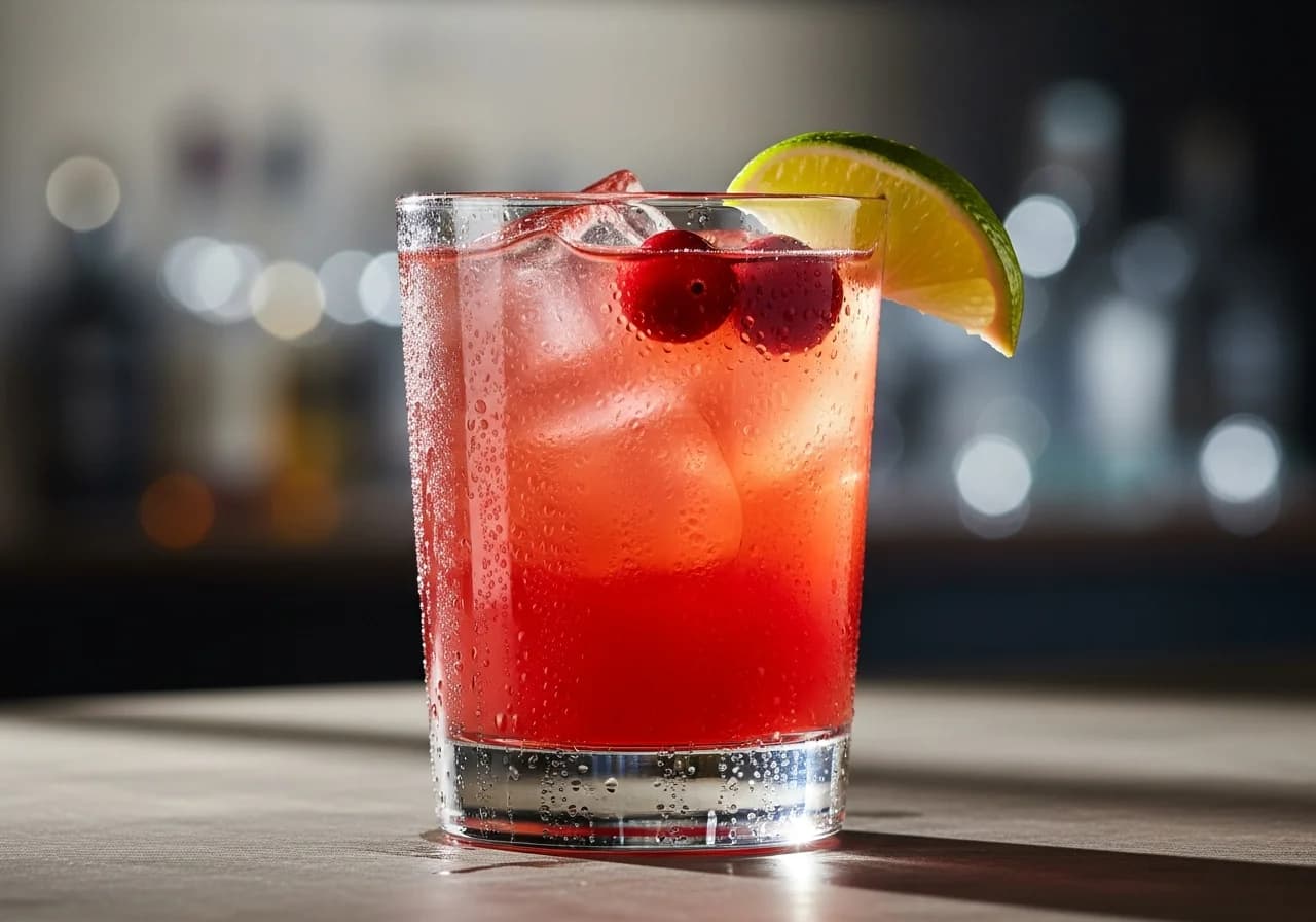 Fireball & Cran Drink - Likör cocktail recept