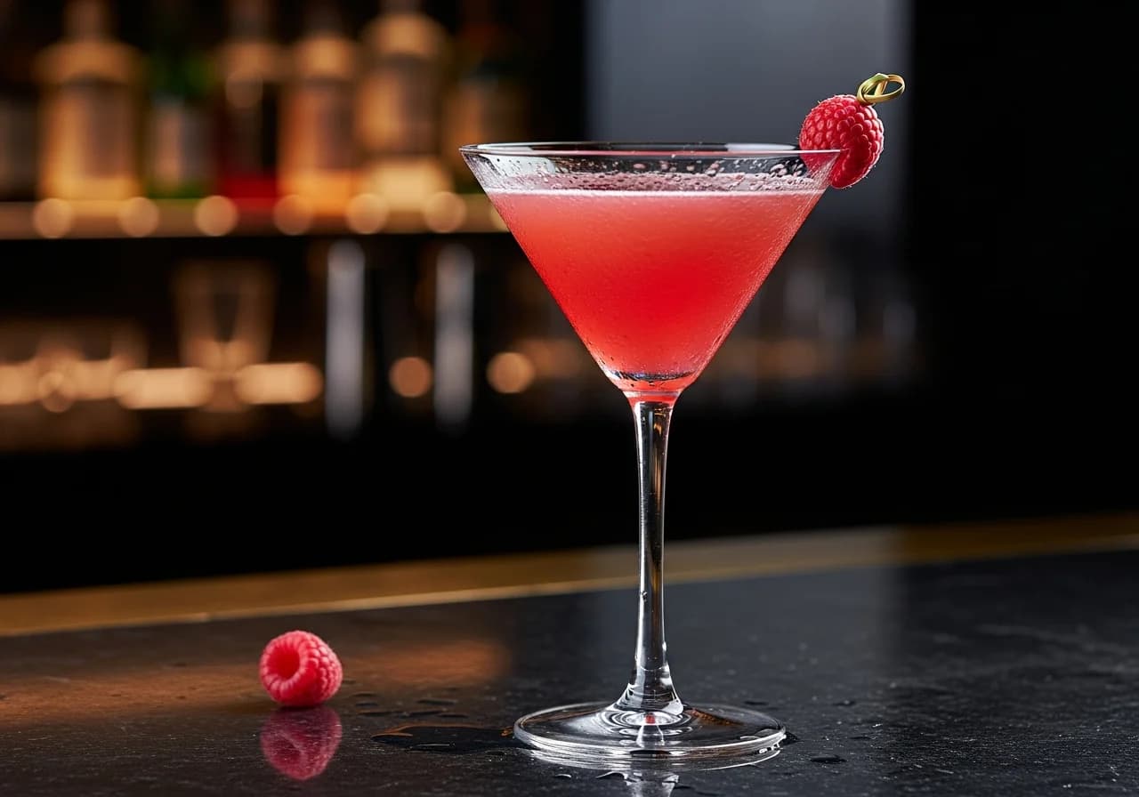 French Martini Drink - Vodka cocktail recept