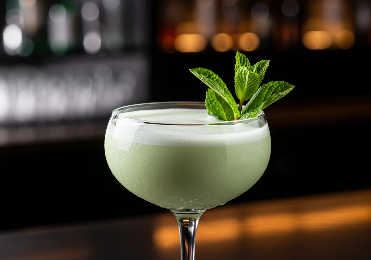 Grasshopper Drink - Likör cocktail recept