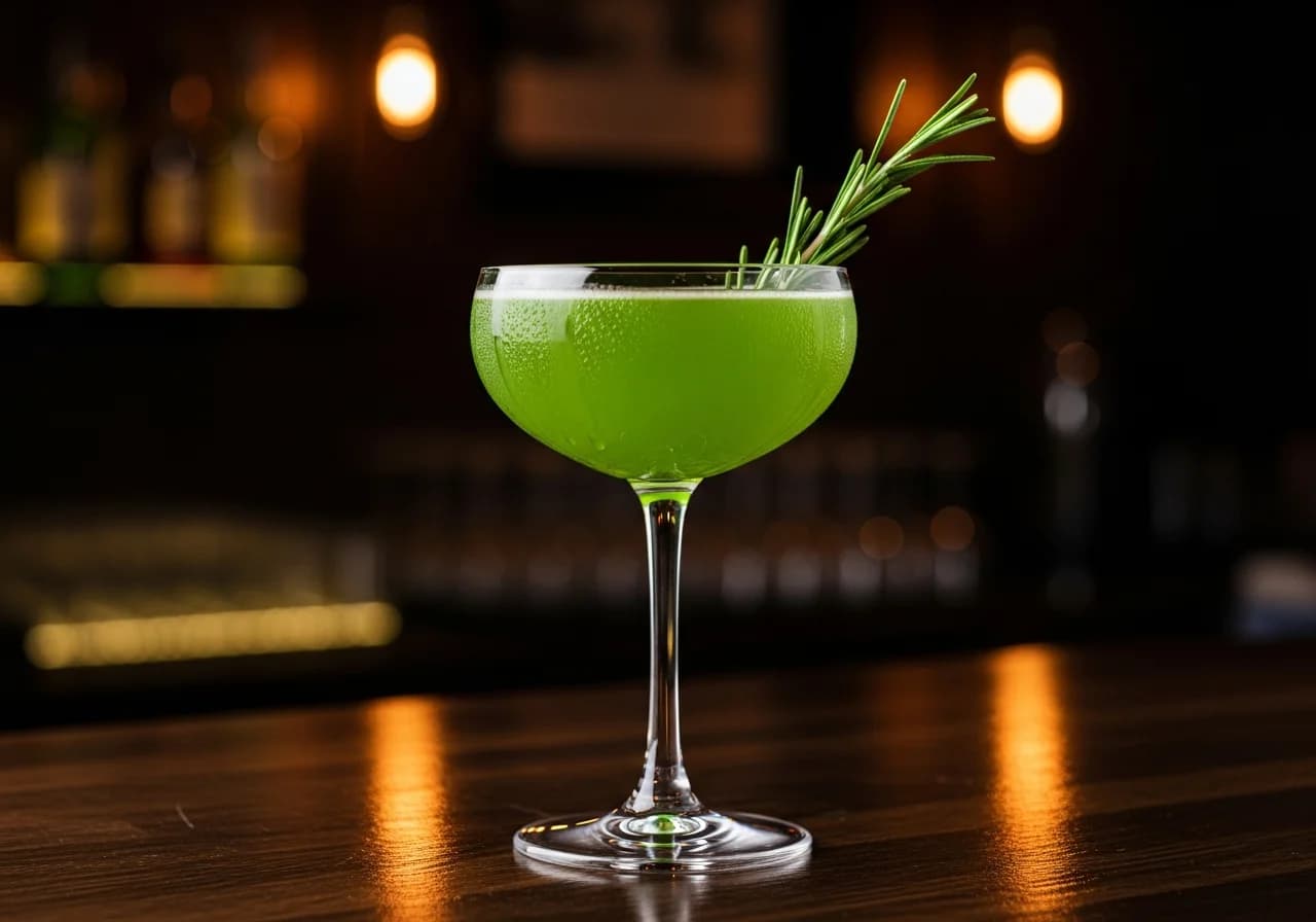 Green Dragon - Vodka cocktail recept