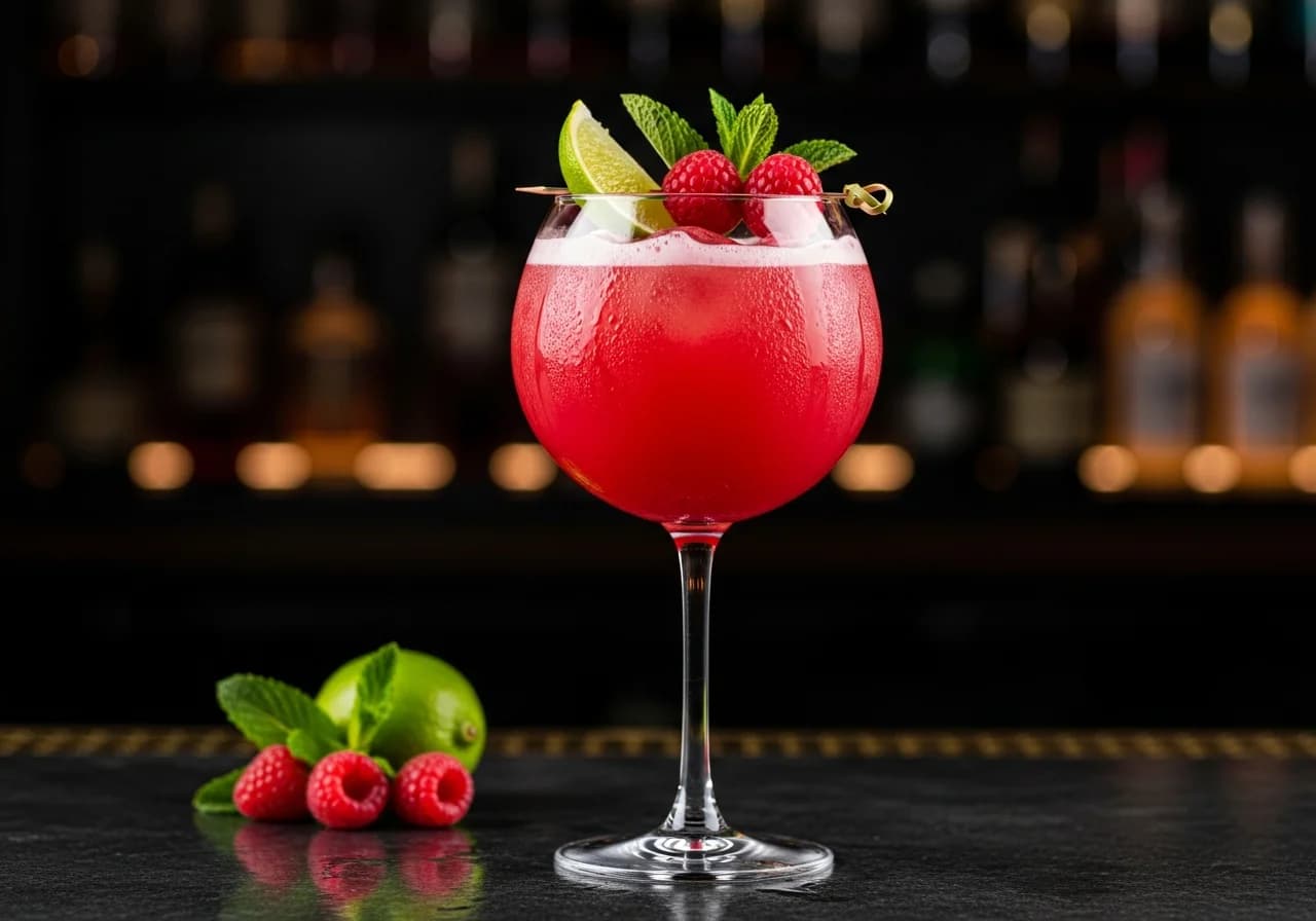 Hallon Ballon Drink - Likör cocktail recept