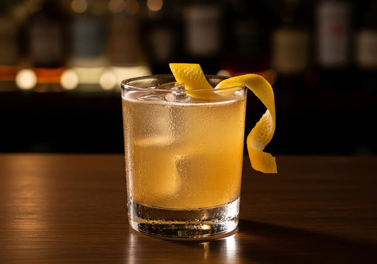 Horse's Neck - Likör cocktail recept