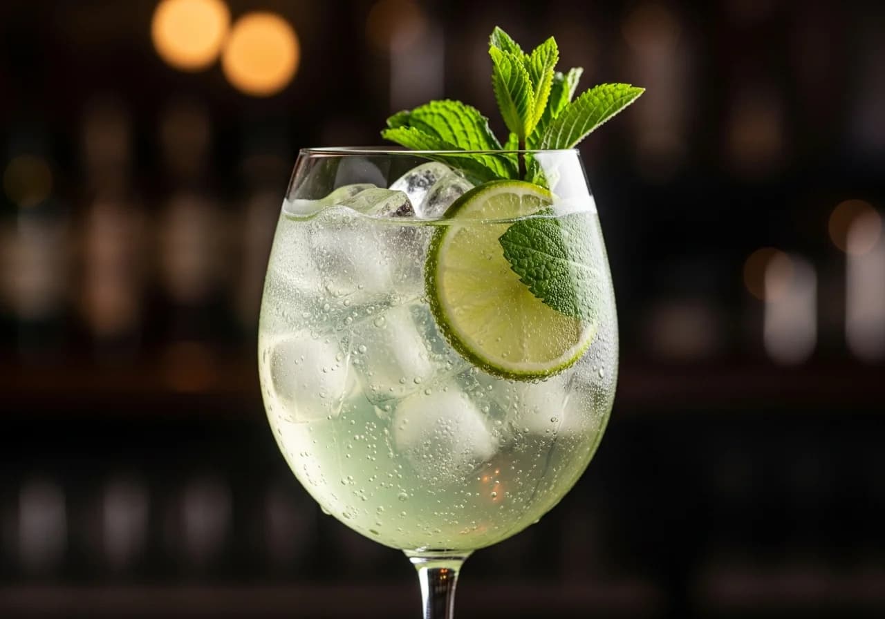 Hugo Spritz - Vin & Bubbel cocktail recept