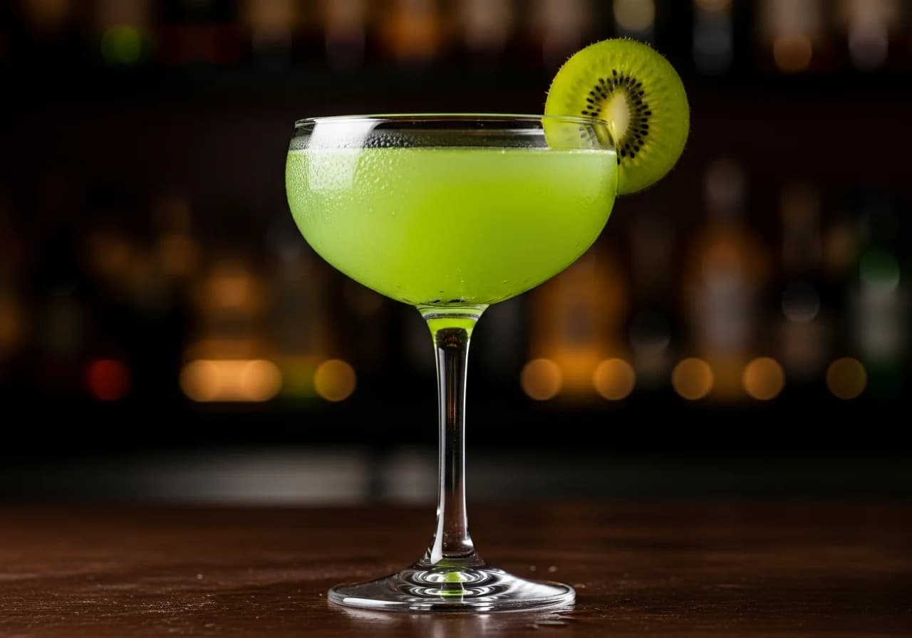 Kiwi Daiquiri Drink - Rom cocktail recept