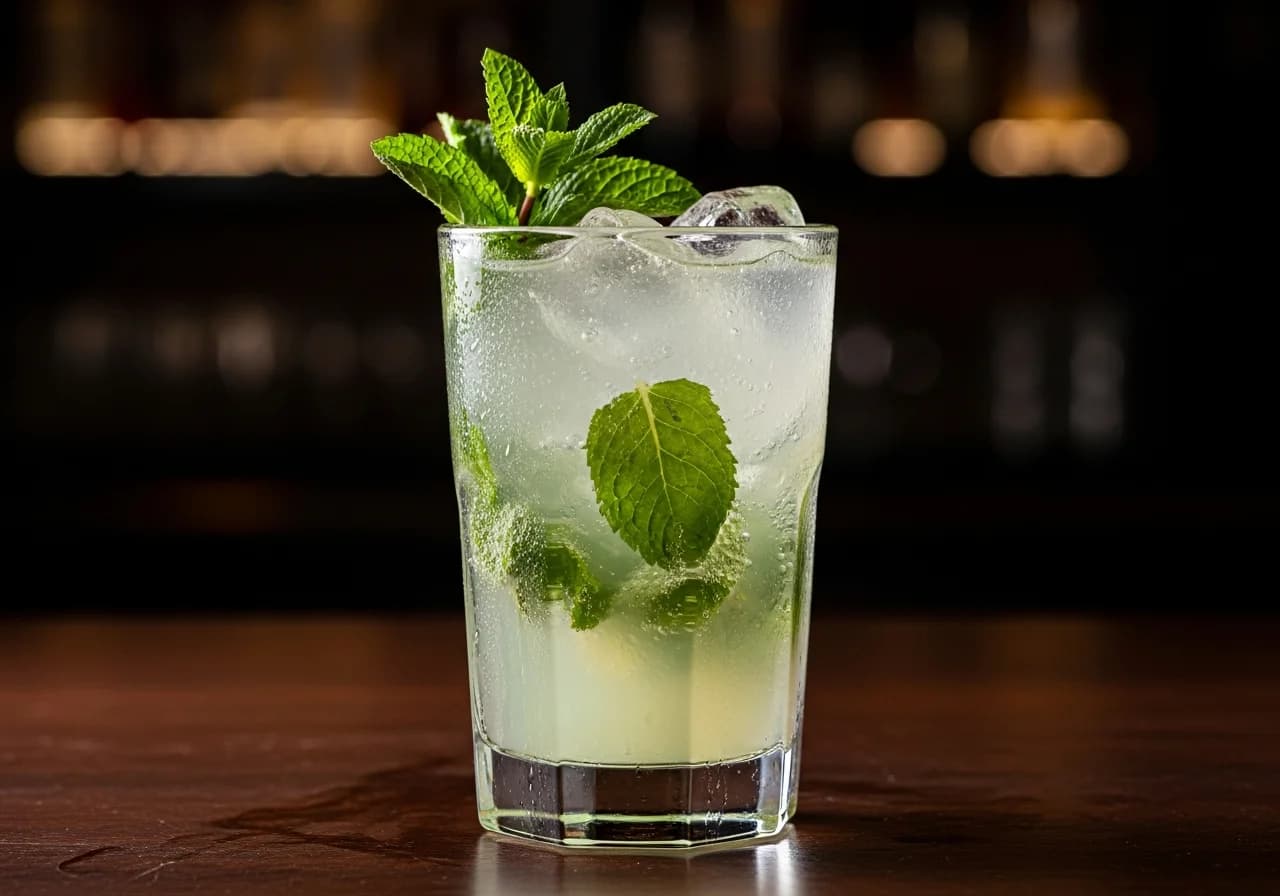Lemon Mojito Drink - Rom cocktail recept