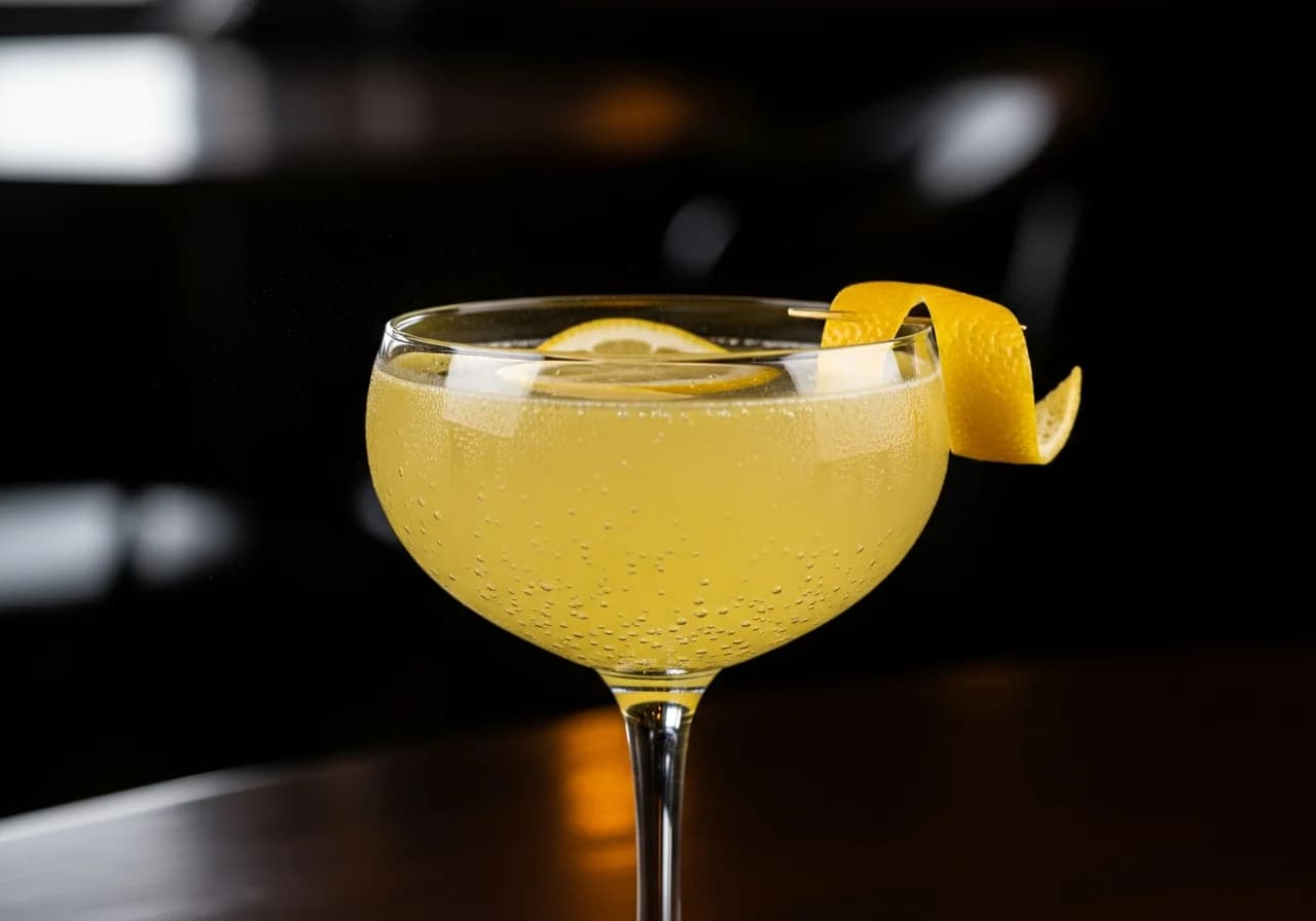 Limoncello Spritz Drink - Likör cocktail recept