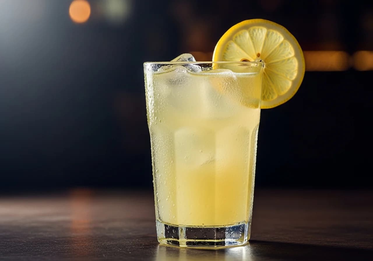 Limoncello & Tonic Drink - Likör cocktail recept