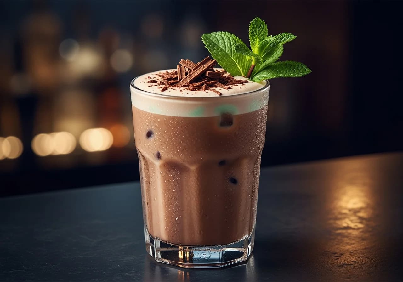 Midnight Mint Drink - Vodka cocktail recept