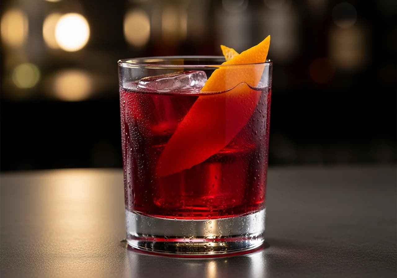 Milano Torino (Mi-To) - Likör cocktail recept