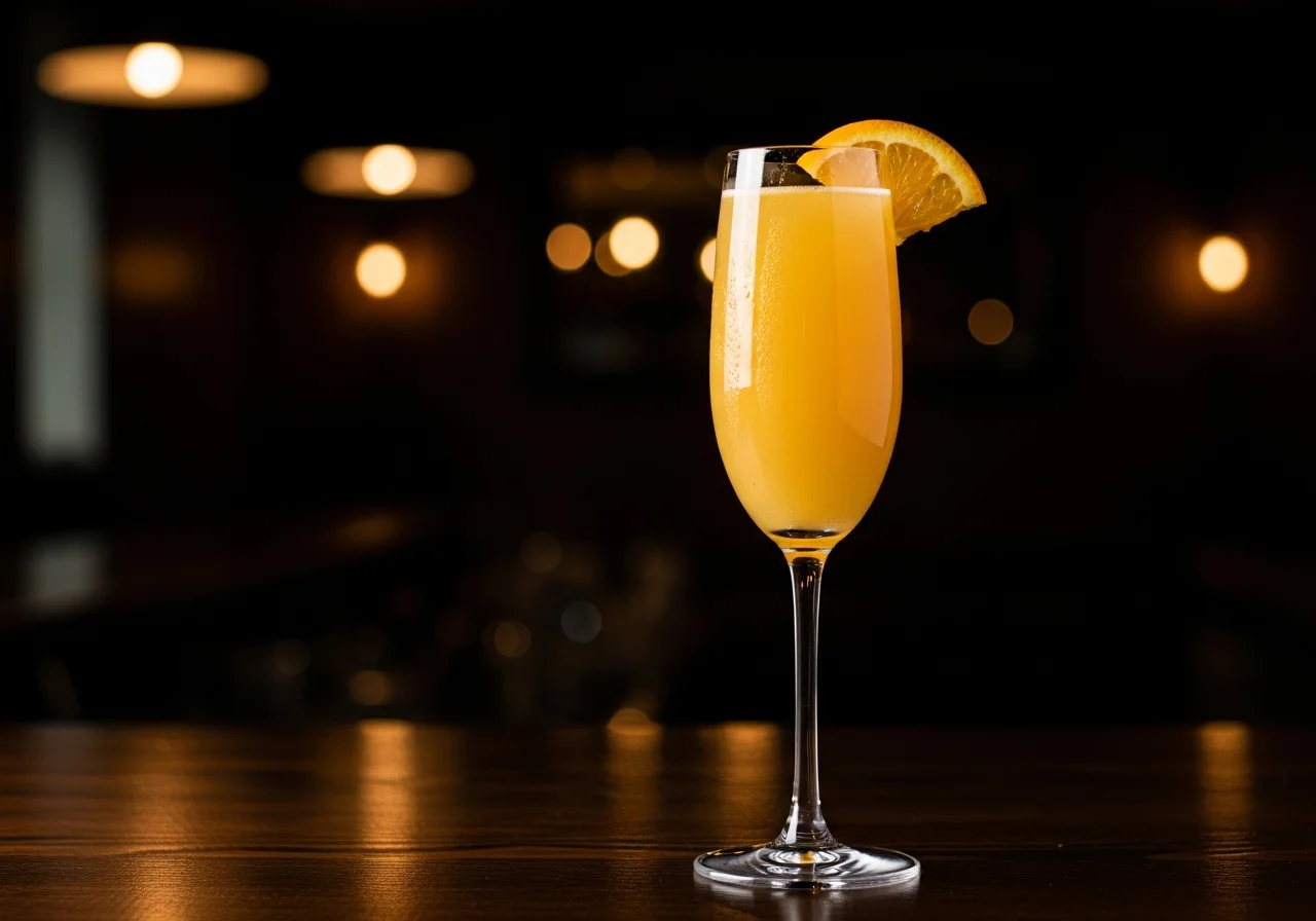 Mimosa Drink - Likör cocktail recept