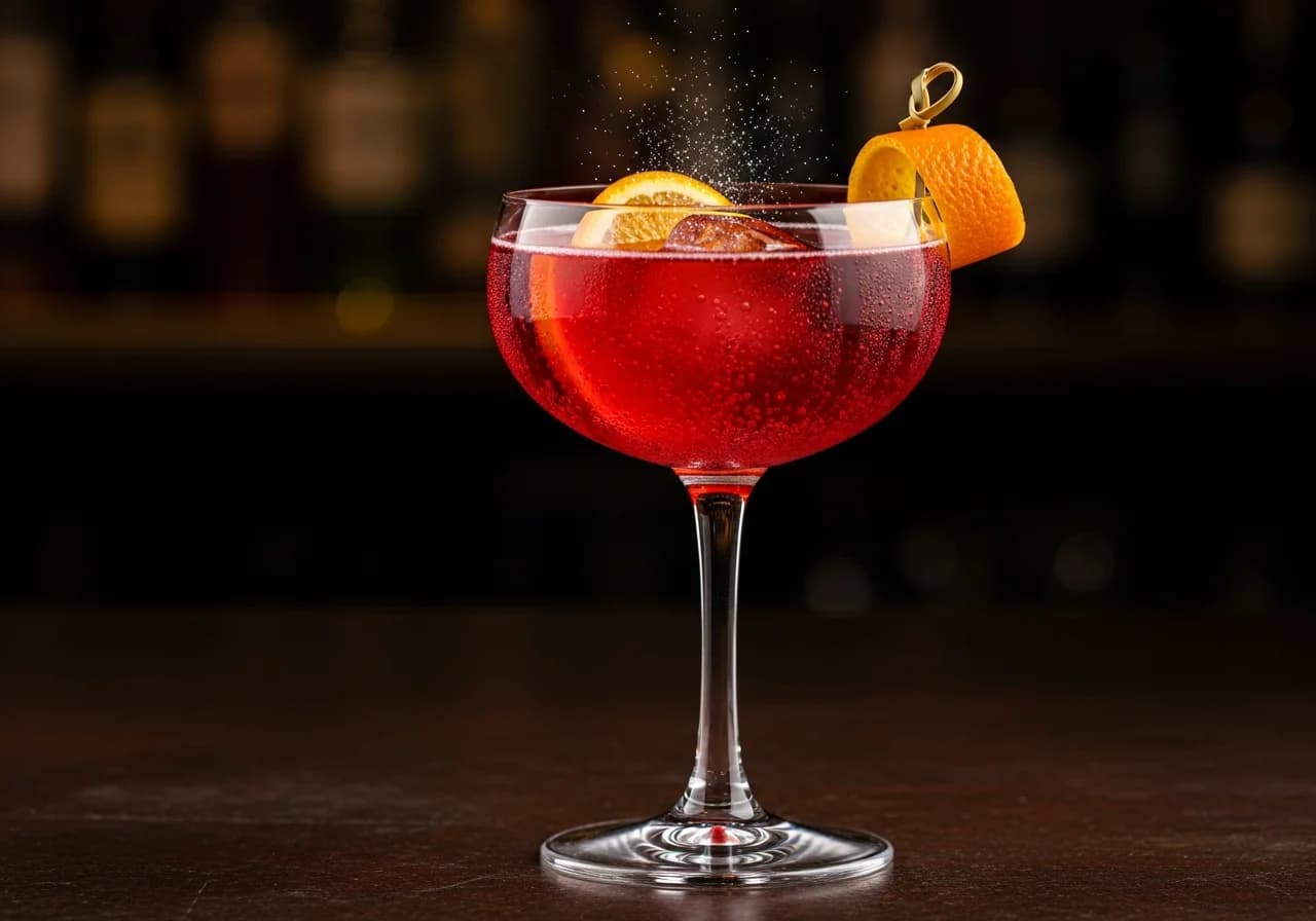 Negroni Sbagliato Drink - Likör cocktail recept