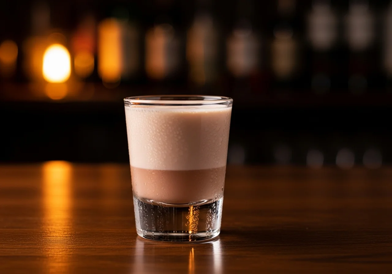 Nyponshot Drink - Likör cocktail recept