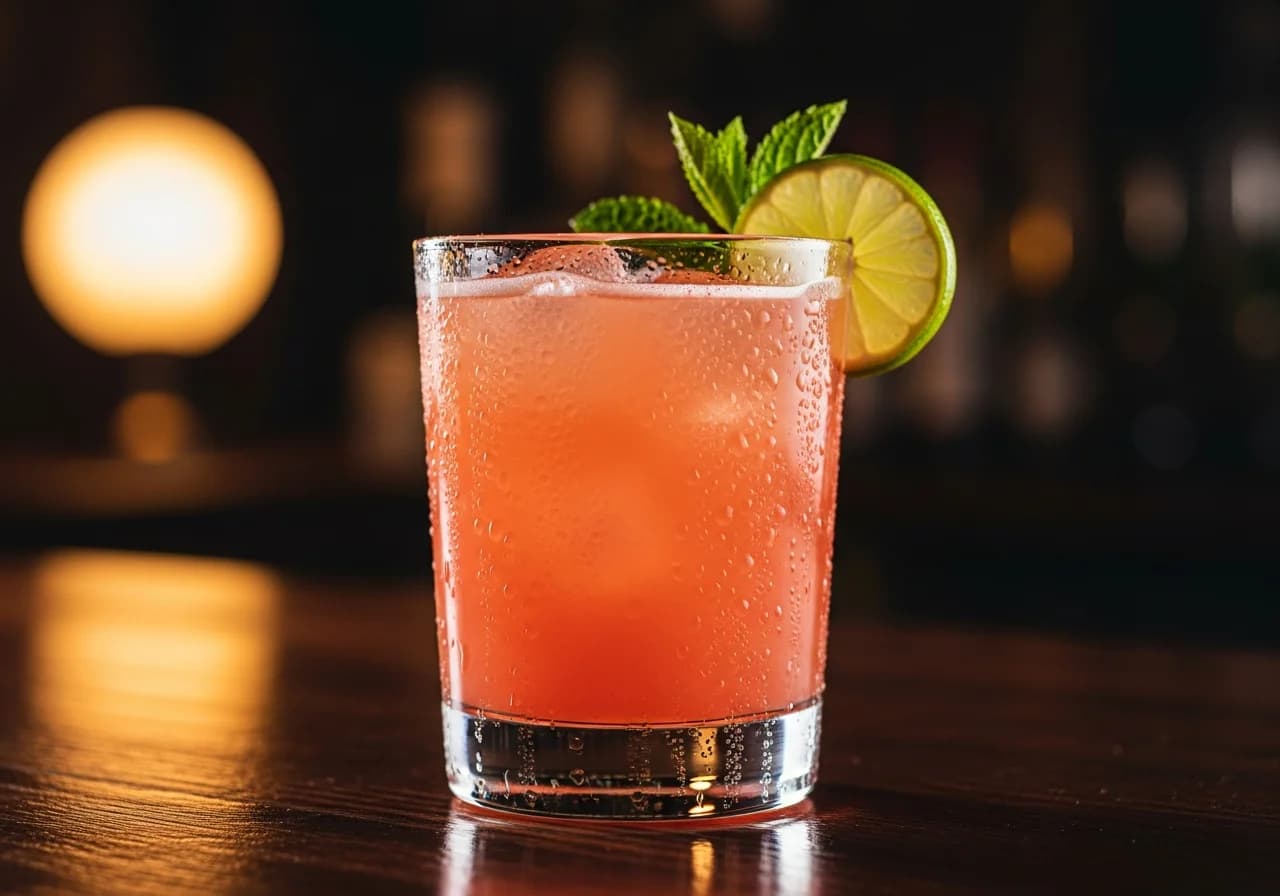 Peach & Orange Drink - Likör cocktail recept