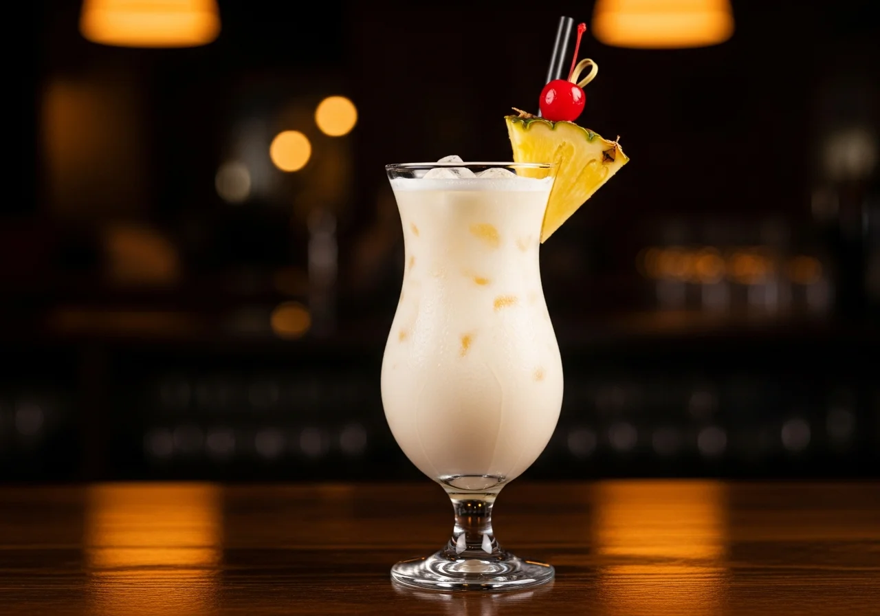 Piña Colada Drink - Rom cocktail recept