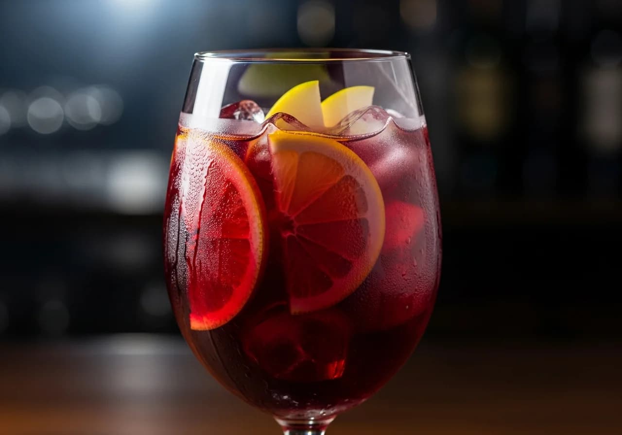 Sangria Drink - Likör cocktail recept