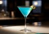 Sapphire Martini Drink