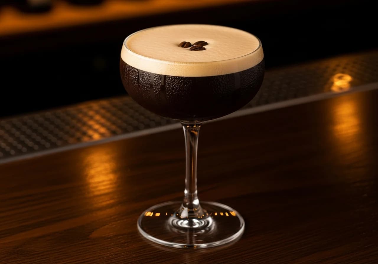 Seedlip Espresso Martini - Alkoholfritt cocktail recept