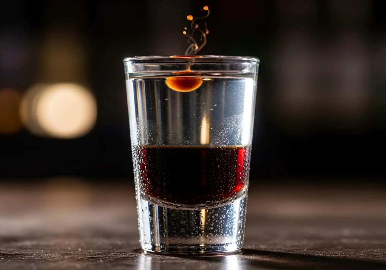 Spanish Bomb Drink - Vodka cocktail recept