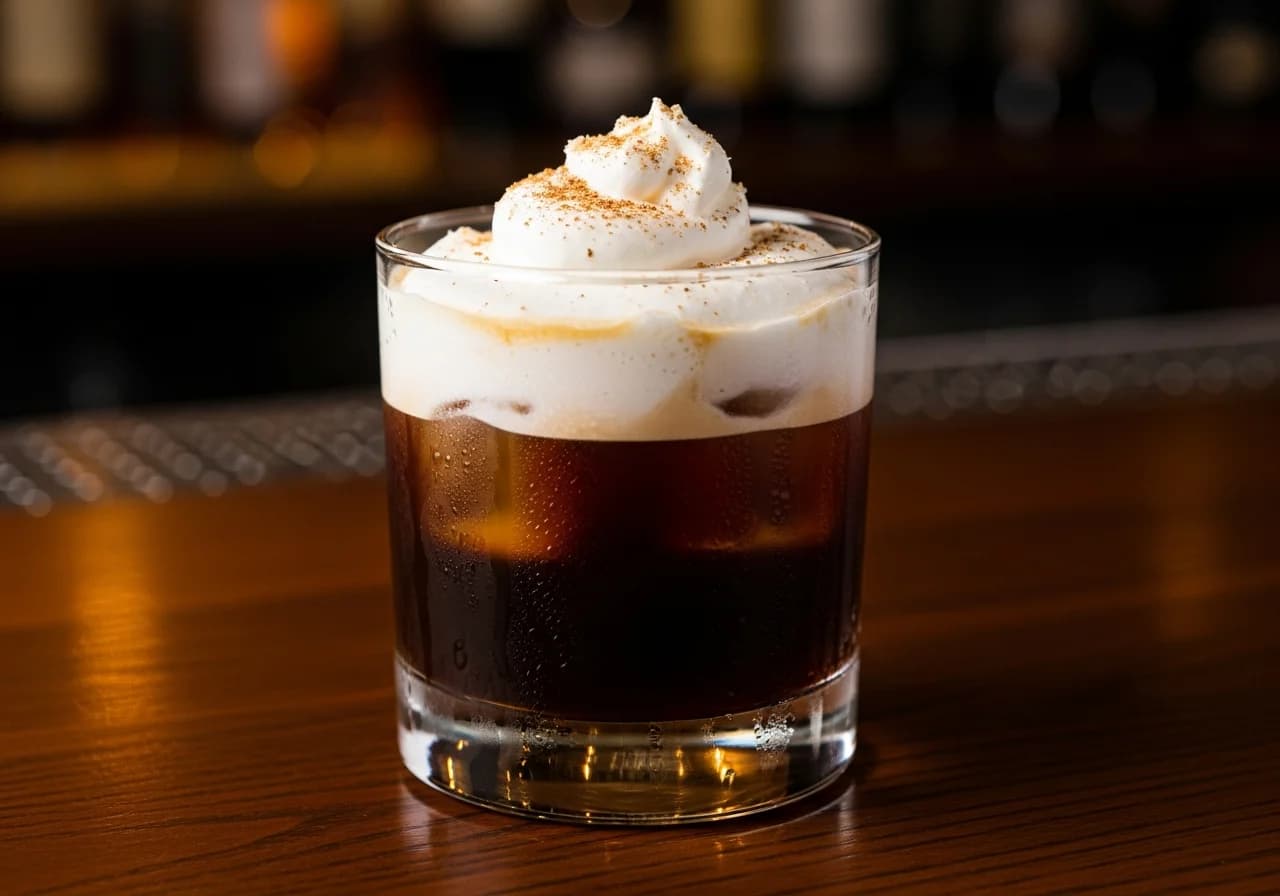 Spanish Coffee Drink - Likör cocktail recept
