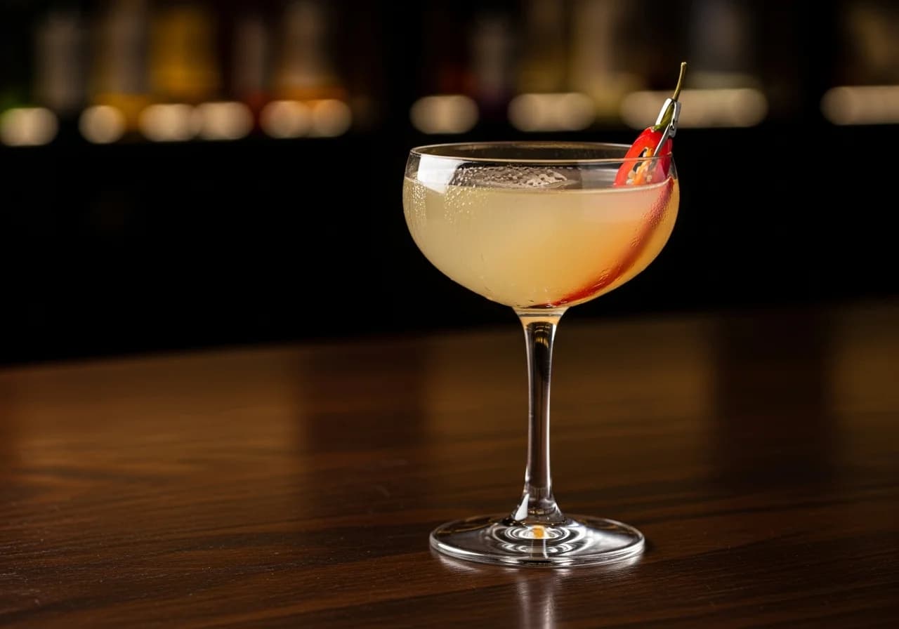 Spicy Fifty Cocktail - Vodka cocktail recept