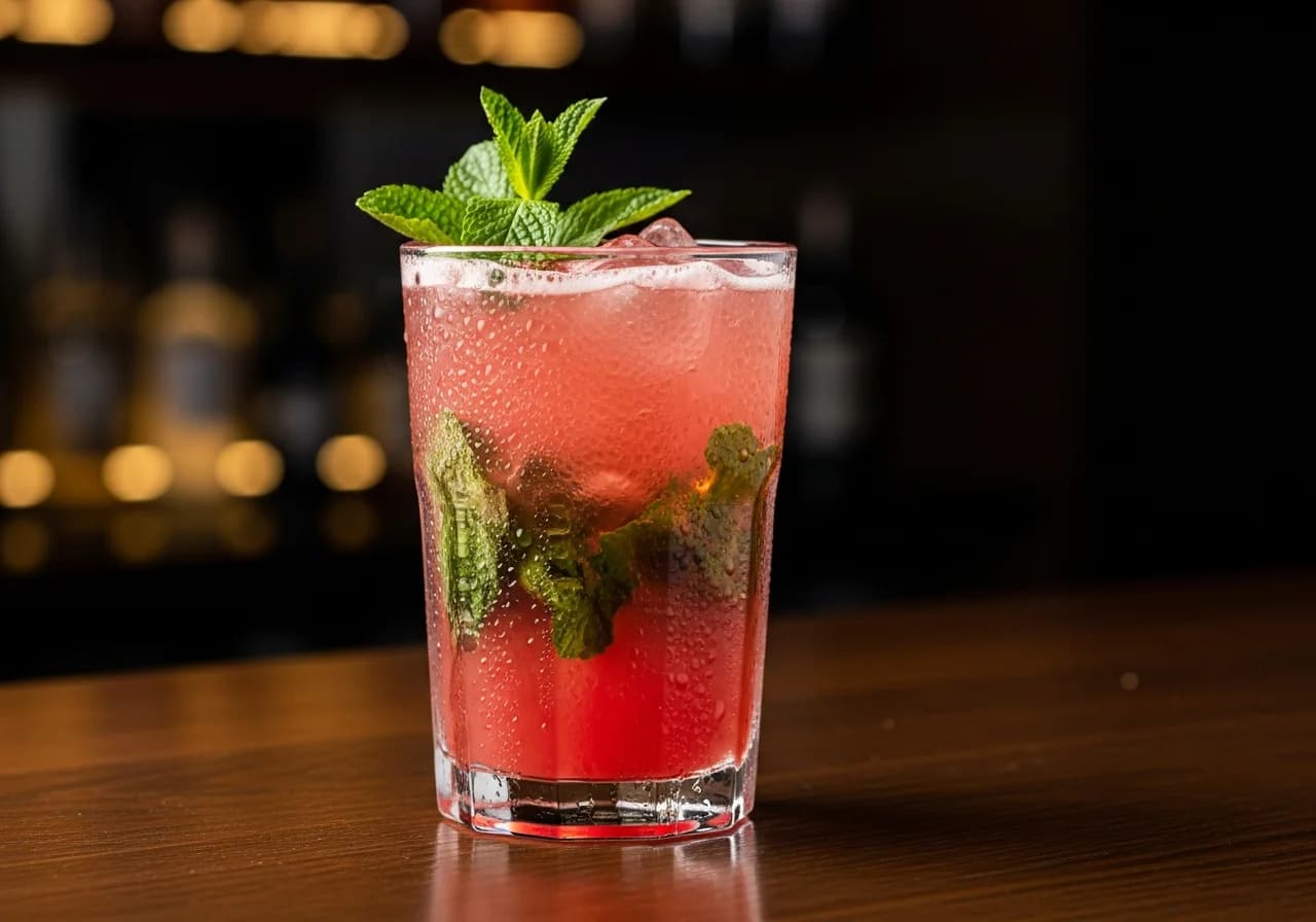Vattenmelonmojito Drink - Rom cocktail recept