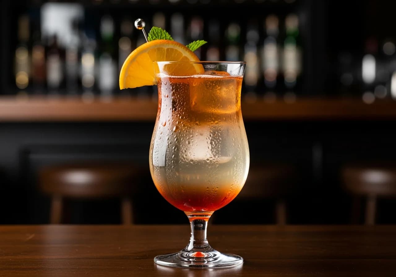 Acapulco Sunrise Cocktail - Tequila/Mezcal cocktail recept