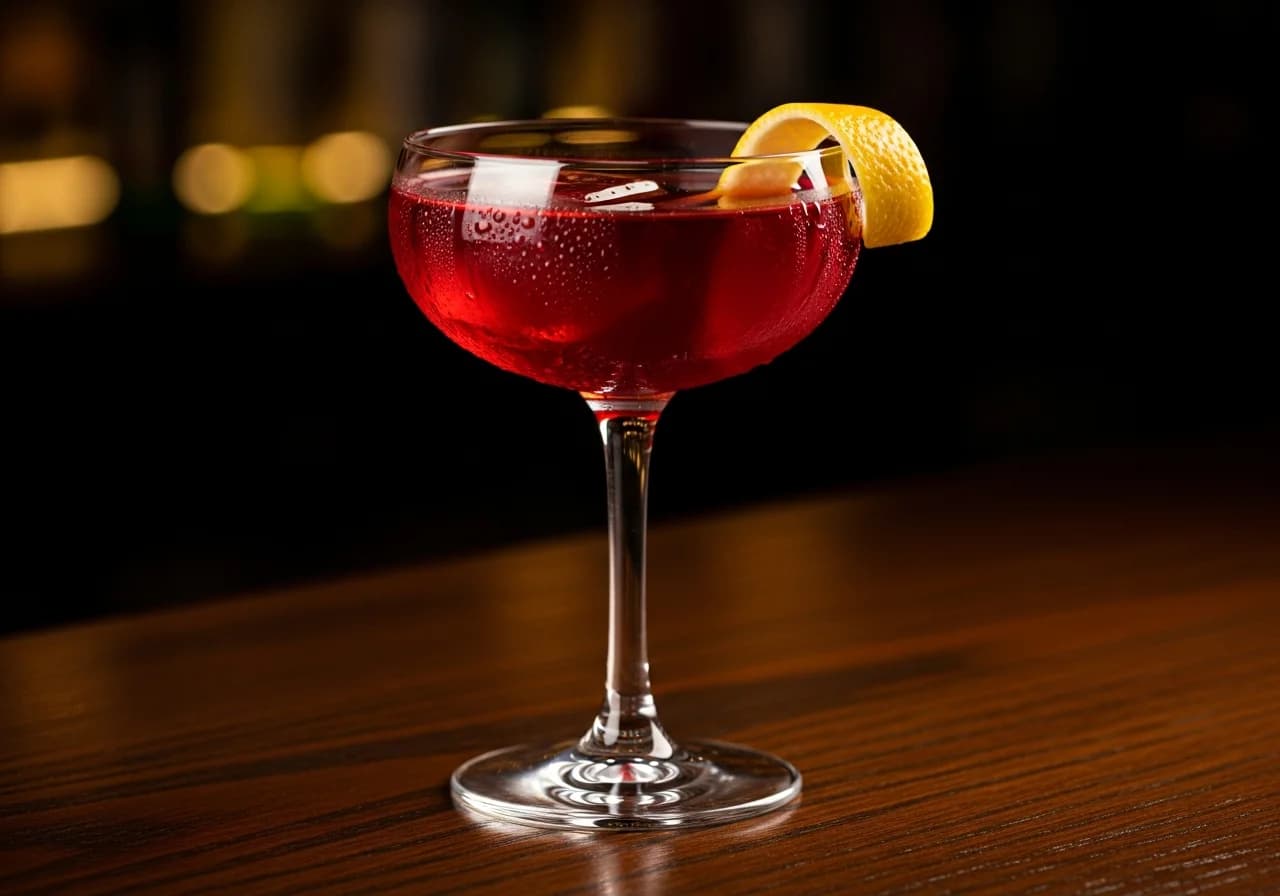 Cardinale Cocktail - Gin cocktail recept