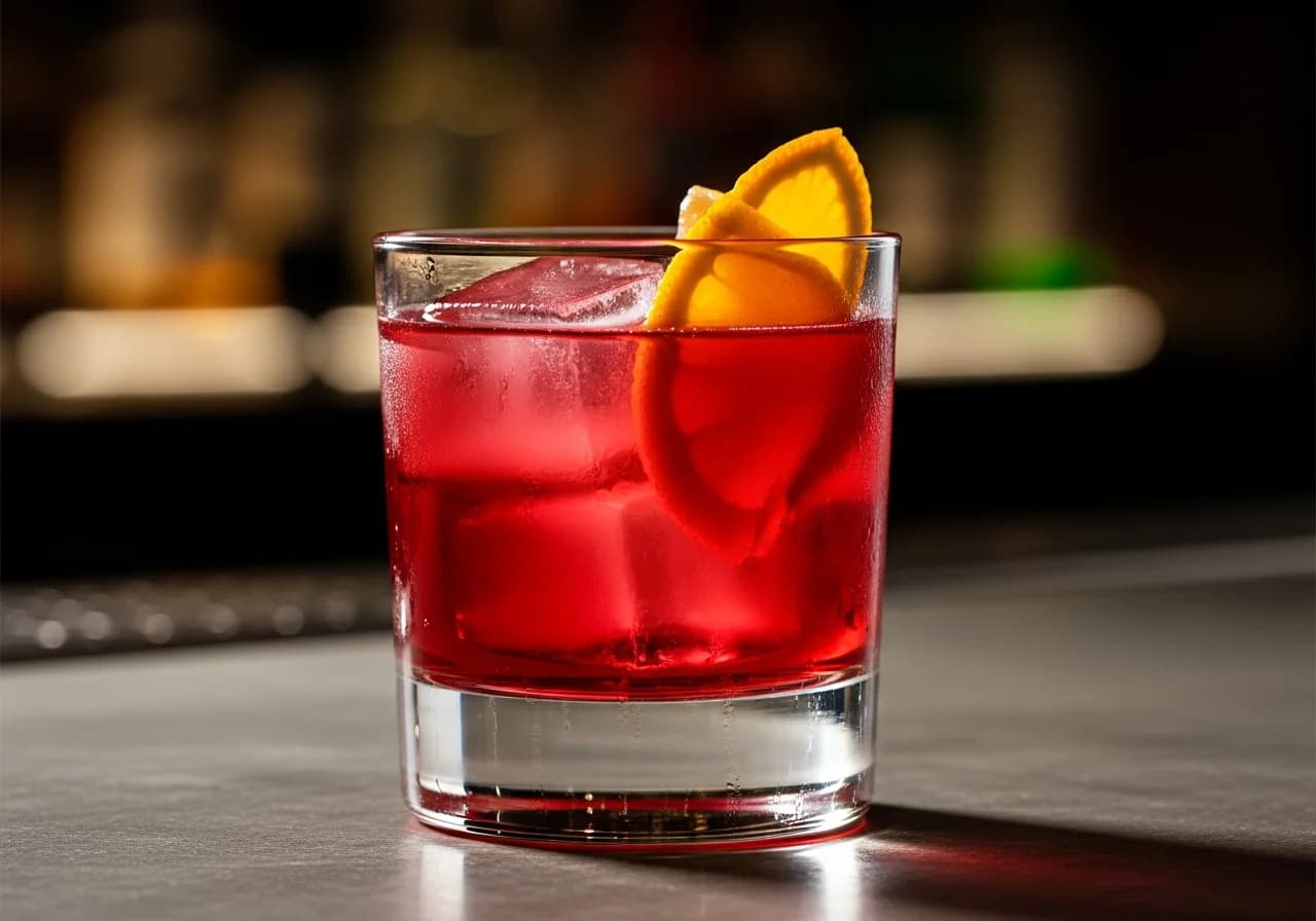Frozen Negroni Drink - Gin cocktail recept