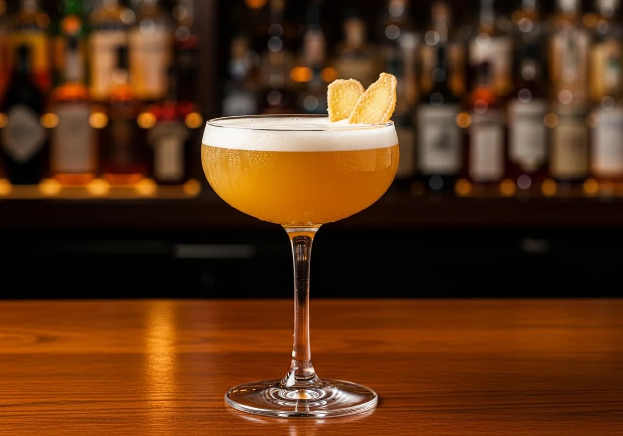 Ginger Sour Cocktail - Whisky cocktail recept