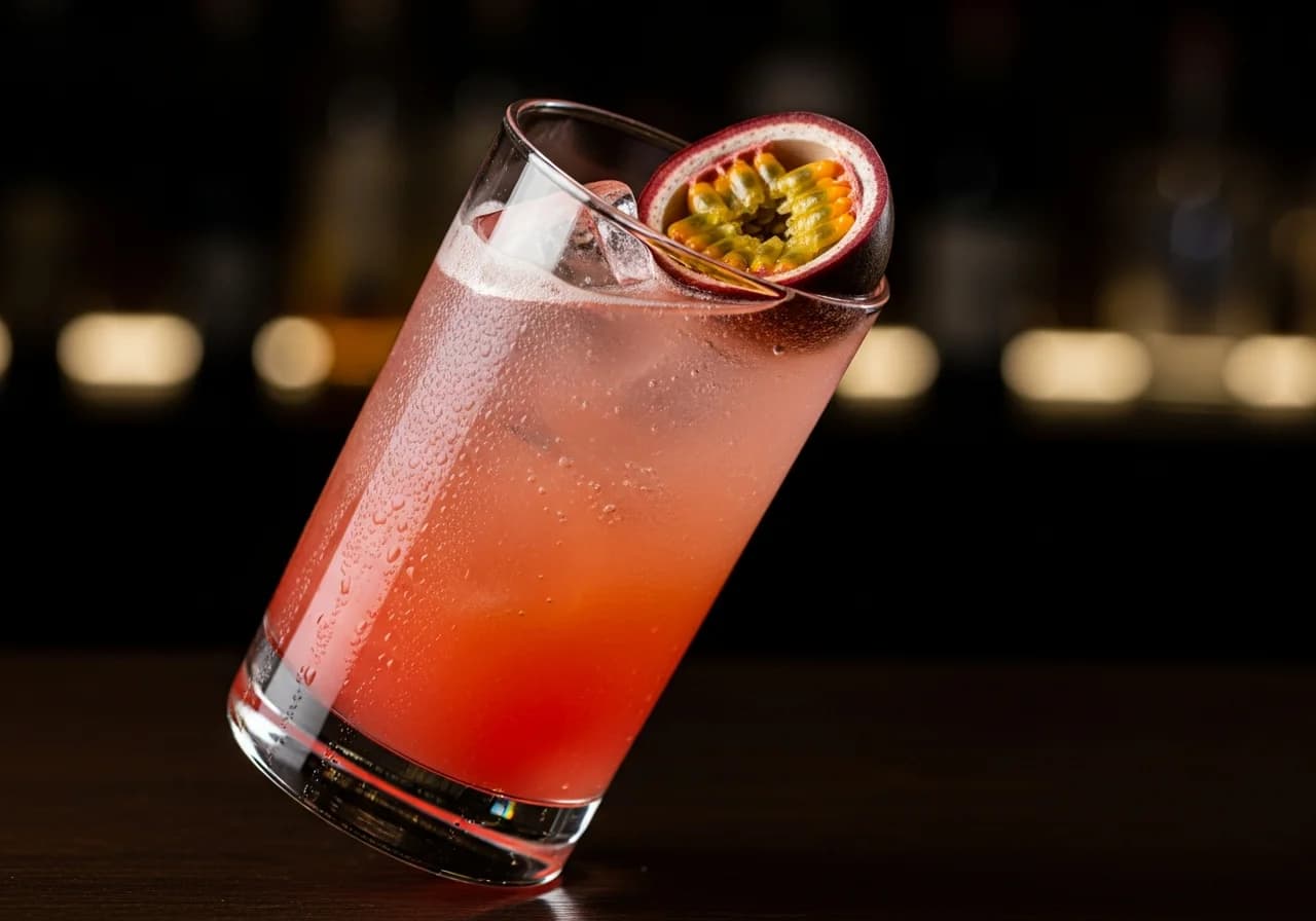 Passion Gin & Tonic Drink - Gin cocktail recept