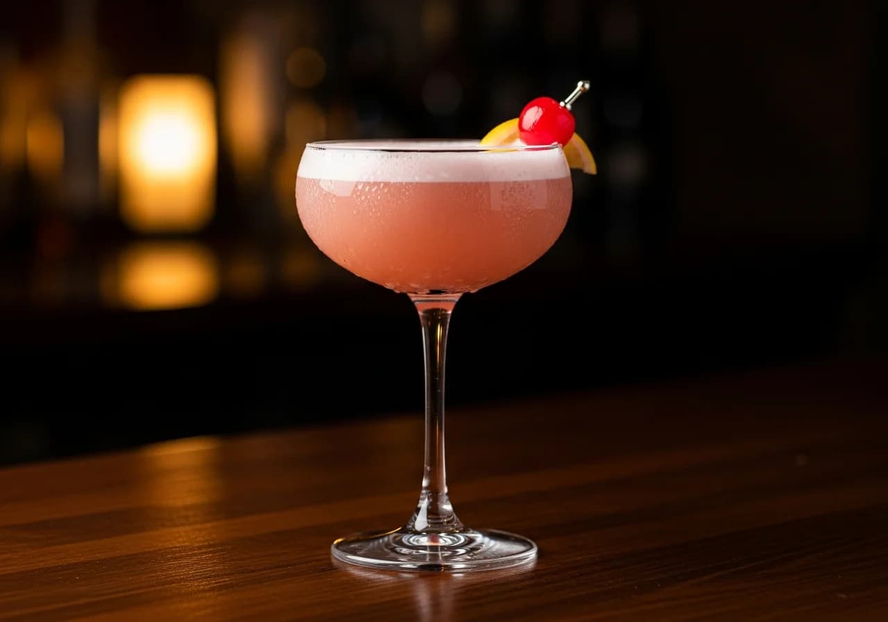 Pink Lady Drink - Gin cocktail recept
