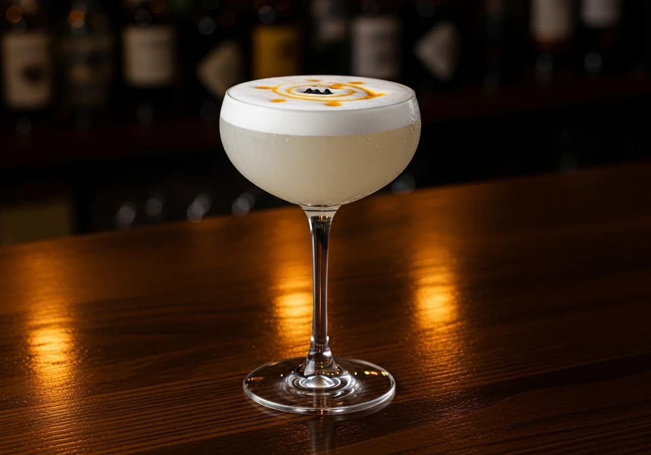 Pisco Sour - Likör cocktail recept