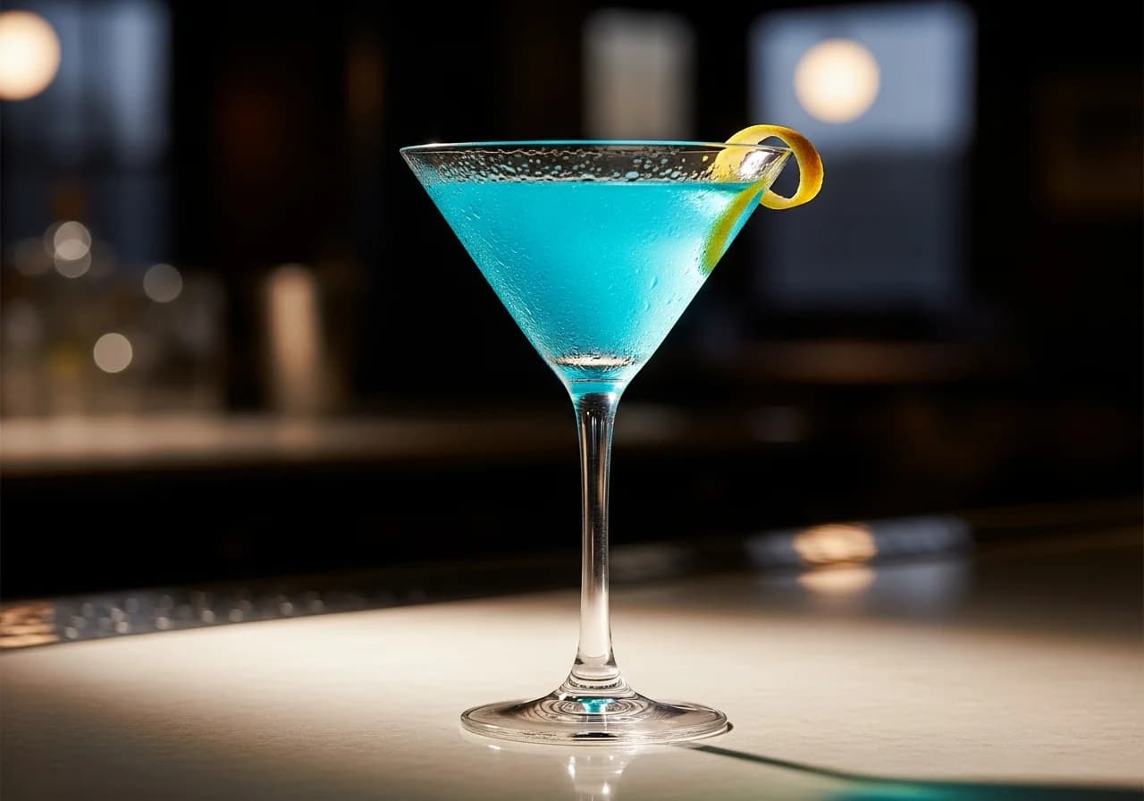 Sapphire Martini Drink - Gin cocktail recept