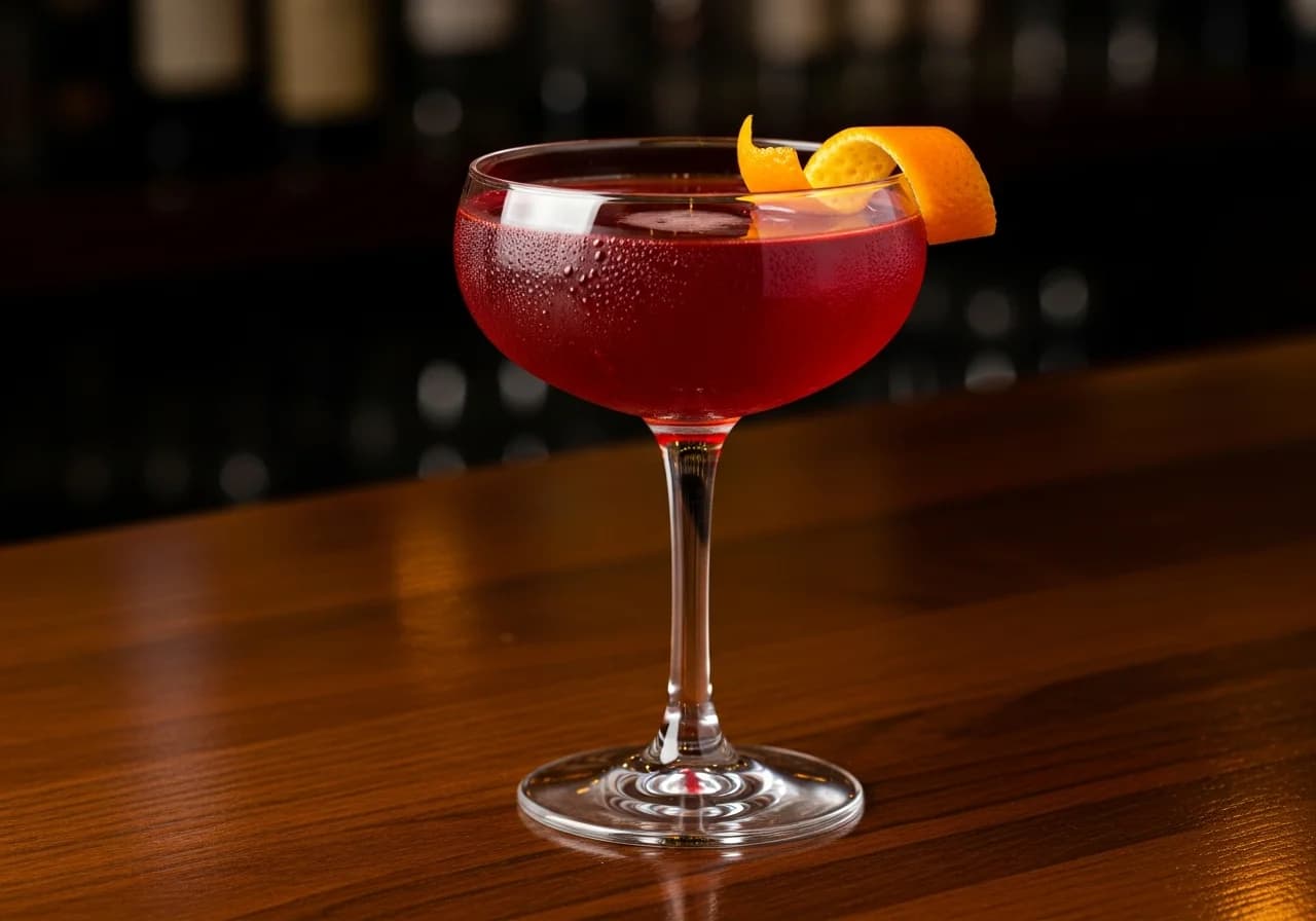Sloe Down Drink - Gin cocktail recept
