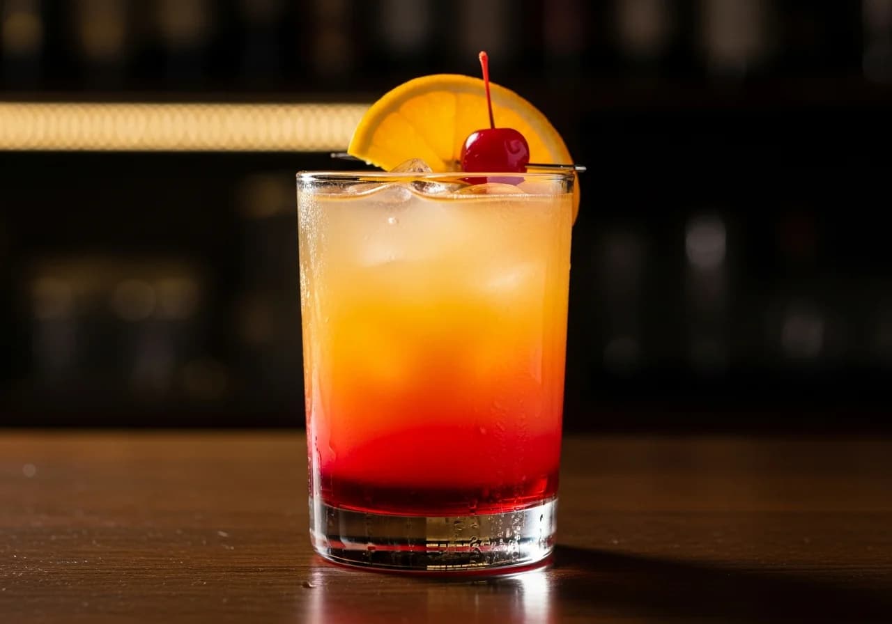 Tequila Sunrise - Tequila/Mezcal cocktail recept